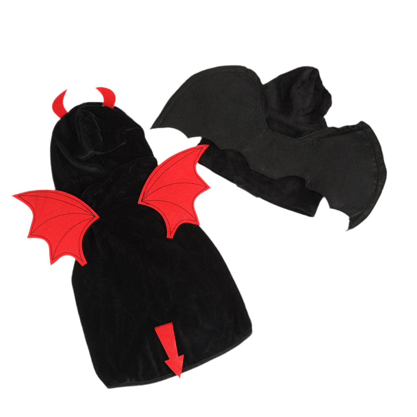 Devil Bat Wings Dog Costume – Halloween Pet Cloak for Dogs & Cats