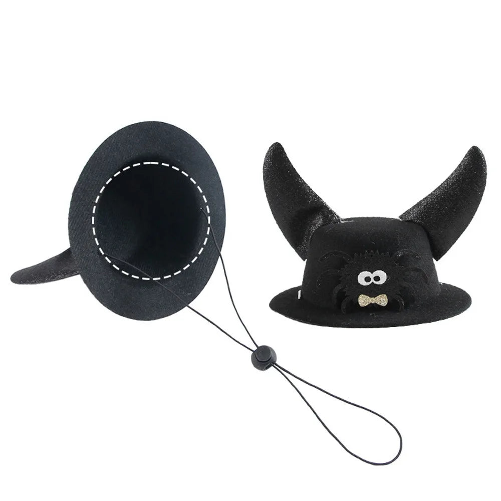 Trick-or-Treat Pumpkin Horn Hat
