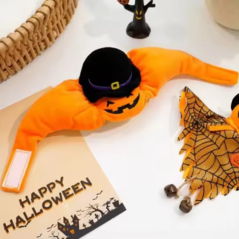 Halloween Pumpkin Witch Hat for Pets