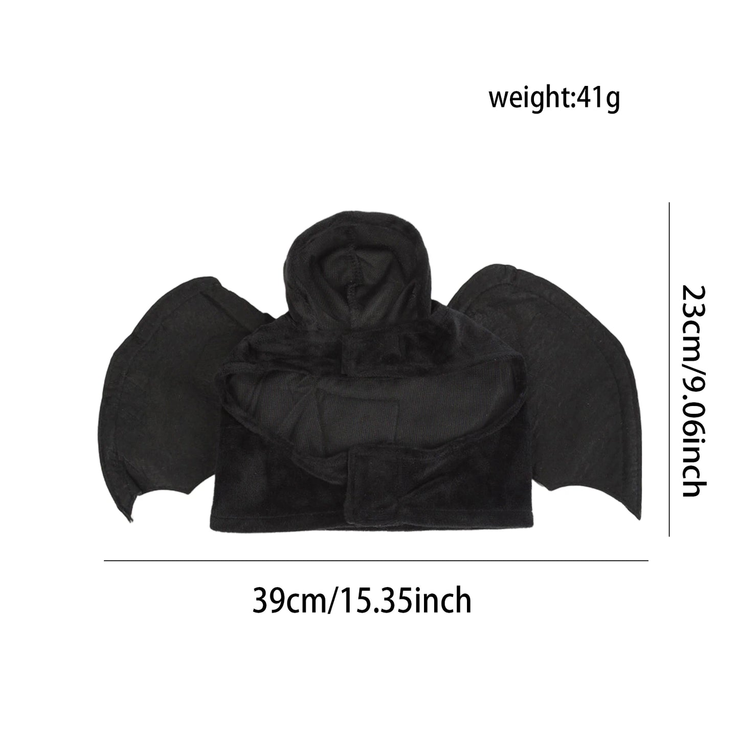 Devil Bat Wings Dog Costume – Halloween Pet Cloak for Dogs & Cats