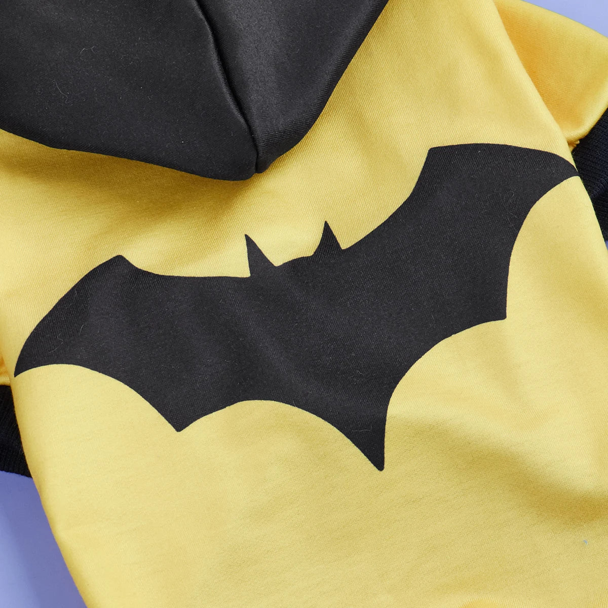 BatPup Dog Costume – Yellow & Black Superhero Pet