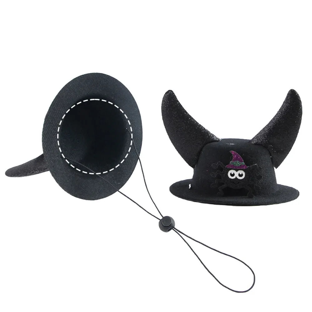 Trick-or-Treat Pumpkin Horn Hat
